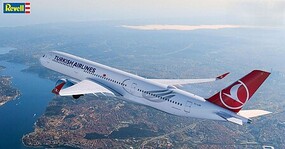 Revell-Germany 1/144 Airbus A350-900 Turkish Airlines Commercial Airliner