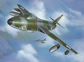 Revell-Germany Hawker Hunter FGA9 Aircraft Plastic Model Airplane Kit 1/144 Scale #3833