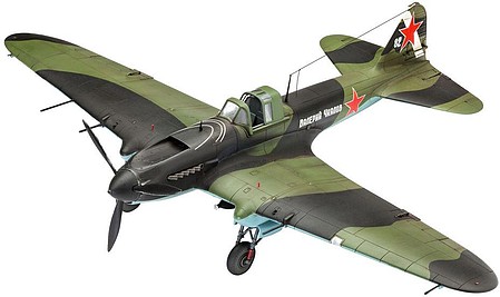 Revell-Germany IL2 Stormovik Attacker Plastic Model Airplane Kit 1/48 Scale #3932