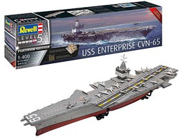 Revell-Germany USS Enterprise CVN65 Aircraft Carrier Plastic Model Military Ship Kit 1/400 Scale #5173