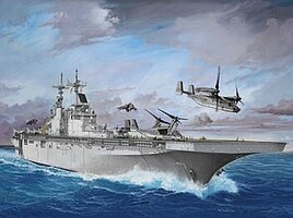 Revell-Germany USS Wasp Class Assault Aircraft Carrier Plastic Model Military Ship Kit 1/700 Scale #5178
