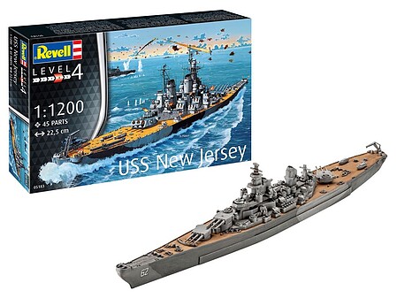 Revell-Germany 1/1200 USS New Jersey Battleship