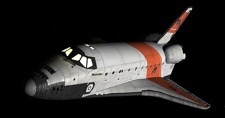 Revell-Germany 1/144 James Bond Space Shuttle from Moonraker Movie w/paint & glue