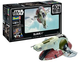 Revell-Germany Star Wars The Empire Strikes Back Slave I 40th Anniversary w/paint & glue Revell-Germany Star Wars The Empire Strikes Back Slave I 40th Anniversary w/paint & glue