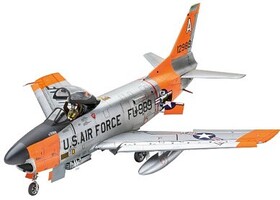 Revell-Germany 1/14 F86D Dog Sabre Fighter w/paint & glue