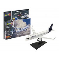 Revell-Germany Airbus A320 Neo Lufthansa Airliner Plastic Model Airplane Kit 1/144 Scale #63942