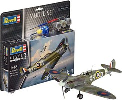 Revell-Germany 1/48 Spitfire Mk II Aircraft w/paint & glue Revell-Germany 1/48 Spitfire Mk II Aircraft w/paint & glue