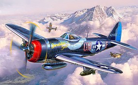 Revell-Germany 1/72 P47M Thunderbolt Fighter w/paint & glue Revell-Germany 1/72 P47M Thunderbolt Fighter w/paint & glue