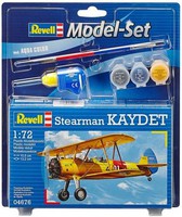 Revell-Germany Stearman Kaydet Plastic Model Airplane Kit 1/72 Scale #64676