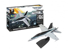 Revell-Germany 1/72 Top Gun Maverick- F/A18 Hornet Aircraft (Snap) w/paint & glue Revell-Germany 1/72 Top Gun Maverick- F/A18 Hornet Aircraft (Snap) w/paint & glue