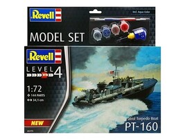 Revell-Germany PT559/PT160 Patrol Torpedo Boat Paint & Glue 1/72 Scale #65175