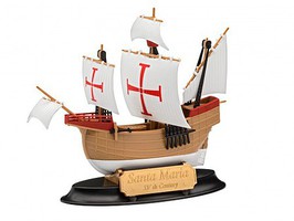 Revell-Germany 1/350 Santa Maria Sailing Ship (Snap) w/paint & glue Revell-Germany 1/350 Santa Maria Sailing Ship (Snap) w/paint & glue