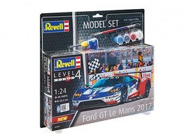 Revell-Germany Ford GT LeMans Race Car Plastic Model Car Kit 1/24 Scale #67041
