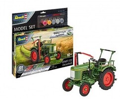 Revell-Germany Fendt F20 Diesel Tractor (Snap) w/paint & glue Plastic Model Tractor Kit 1/24 Scale #67822