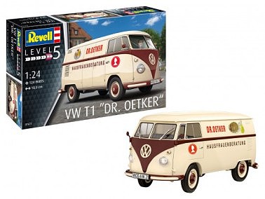 Revell-Germany VW T1 Dr. Oeker Bus Plastic Model Car Vehicle Kit 1/24 Scale #7677