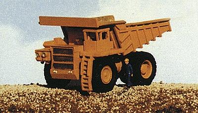 Railway-Express Mine Equipment 100-Ton Lectra Haul Mine Truck Model Railroad Vehicle Kit N Scale #2101