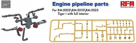 Rye Tiger I Maybach Engine Plumbing Kit Plastic Model Tank Accessory 1/35 Scale #2007