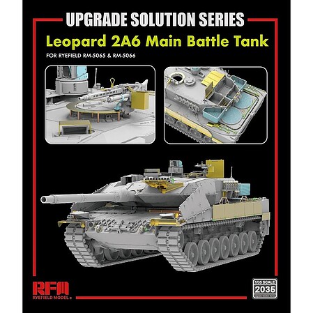 Rye Leopard 2A6 Main Battle Tank Upgrade Kit Plastic Model Vehicle Accessory 1/35 Scale #2035