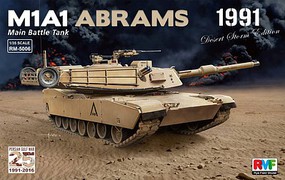 Rye M1A1 Abrams MBT 1991 Desert Storm Edition Plastic Model Military Vehicle 1/35 Scale #5006