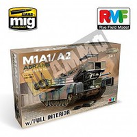 M1A1/A2 Abrams Main Battle Tank (2 in 1) Plastic Model Military Vehicle 1/35 Scale #5007