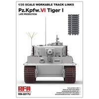 Rye Tiger I Late Prod. Workable Track Links Plastic Model Vehicle Accessory 1/35 Scale #5017u