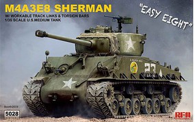 Rye M4A3E8 Sherman ''Easy Eight'' Plastic Model Military Vehicle Kit 1/35 Scale #5028