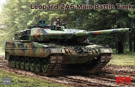 Rye Leopard 2A6 Main Battle Tank Plastic Model Military Tank Kit 1/35 Scale #5065