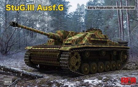 Rye StuG.III Ausf.G Early Prod. w/ Interior Plastic Model Military Tank Kit 1/35 Scale #5073