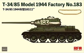 Rye T-34/85 Model 1944 Factory #183 Plastic Model Military Tank Kit 1/35 Scale #5083