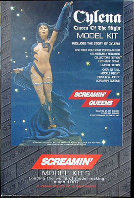 Screamin CYLENA - QUEEN of The NIGHT Plastic Model Celebrity Kit #5400