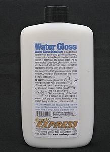 Scenic-Expr Water Gloss (8 Ounces) Model Railroad Scenery Supply #203