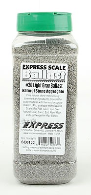 Scenic-Expr Bllst #20 Lt Gray 1-Quart - O-Scale