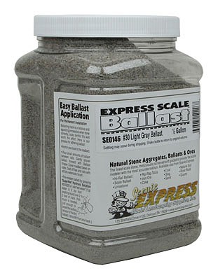 Scenic-Expr Bllst #30 Lt Gray 1/2-Gal - O-Scale