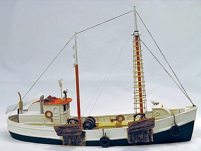 Sea-Port 65' Fishing Dragger Kit HO Scale Model Vehicle #h118ho