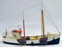 Sea-Port 65' Fishing Dragger Kit HO Scale Model Vehicle #h118ho Sea-Port 65' Fishing Dragger Kit HO Scale Model Vehicle #h118ho