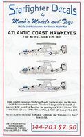 Starfighter Atlantic Coast E2C Hawkeyes for RVL Plastic Model Aircraft Decal 1/144 Scale #144203
