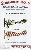 AEF Showbirds Pt.2 Plastic Model Aircraft Decal 1/72 Scale #72130