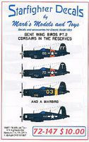 Starfighter F9F Panthers Pt.2 Marines over Korea for HBO Plastic Model Aircraft Decal 1/72 #72147 Starfighter F9F Panthers Pt.2 Marines over Korea for HBO Plastic Model Aircraft Decal 1/72 #72147