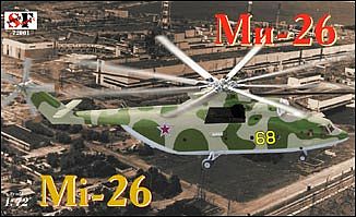 South-Front Mi26T Halo Soviet Helicopter Plastic Model Helicopter Kit 1/72 Scale #72001