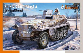 Special SdKfz 250/1 Alte Ausf A Armored Personnel Carrier Plastic Model Military Kit 1/72 #172019