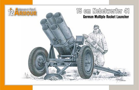 Special 15cm Nebelwerfer 41 German Rocket Launcher Plastic Model Military Kit 1/72 Scale - #172026