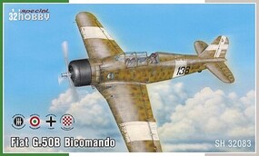 Special Fiat G.50B Bicomando Fighter Plastic Model Airplane Kit 1/32 Scale #32083