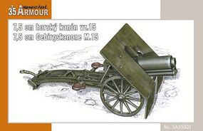 Special 7,5cm M15 Mountain Gun (New Tool) Plastic Model Military Vehicle 1/35 Scale #35002