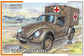 Special VW Type 83 Kastenwagen (Ambulance) Plastic Model Military Vehicle Kit 1/35 Scale #35005