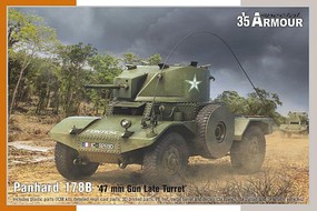 Special Panhard 178B 47mm Gun Late Turret Armored Vehicle Plastic Model Military Kit 1/35 #35009