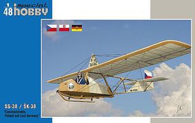 Special SG38 Schulgleiter/SK38 Komar Glider Plastic Model Airplane Kit 1/48 Scale #48139