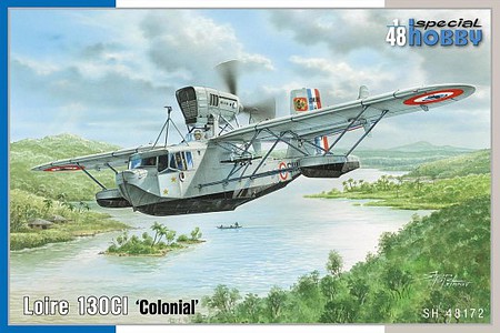 Special Loire 130CI Colonial Flying Boat Aircraft (New Tool) Plastic Model Airplane Kit 1/48 #48172