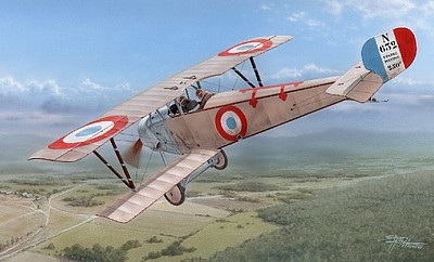 Special Nieuport 10 2-Seater BiPlane Fighter Plastic Model Airplane Kit 1/48 Scale #48184
