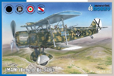 Special IMAM (Romeo) Ro37bis Italian Fighter Plastic Model Airplane Kit 1/48 Scale #48185