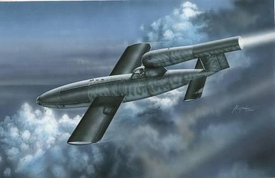 Special Fi103A1/Re4 Reichenberg German Piloted Flying Bomb Plastic Model Airplane Kit 1/48 #48190